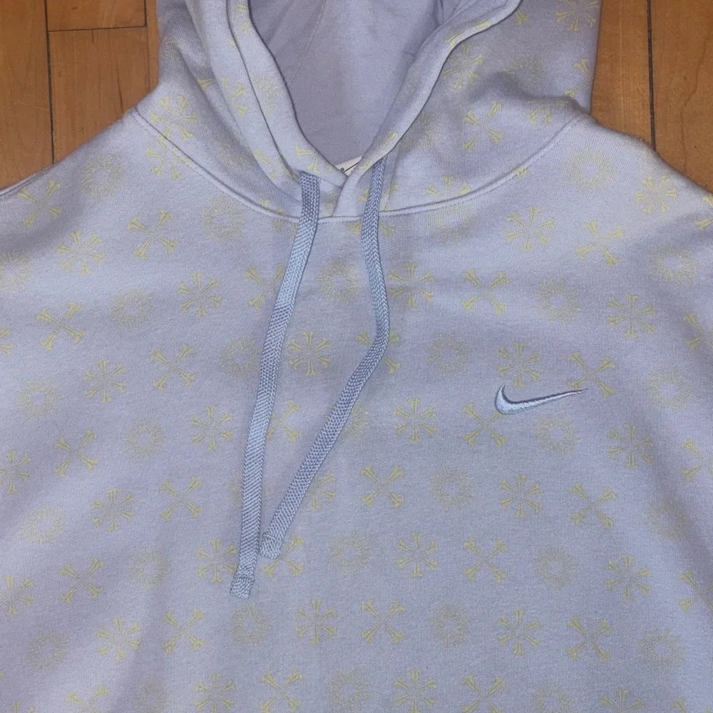 Nike Light blue Monogram Hoodie for Men size large - Picture 3 of 7